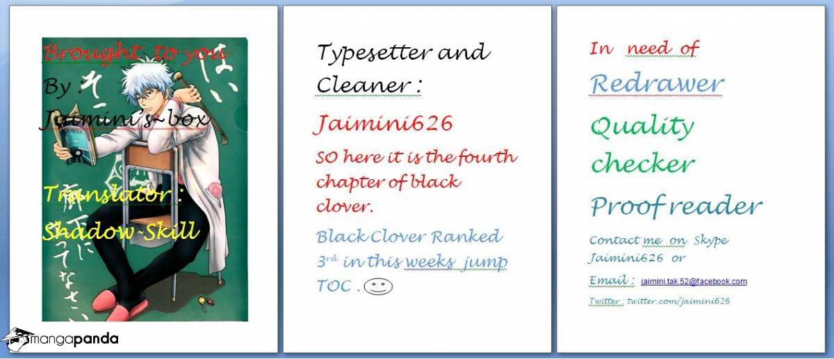 Read Black Clover Manga Online