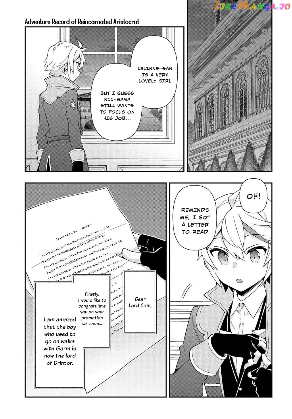 Read Chronicles of an Aristocrat Reborn in Another World Manga Online