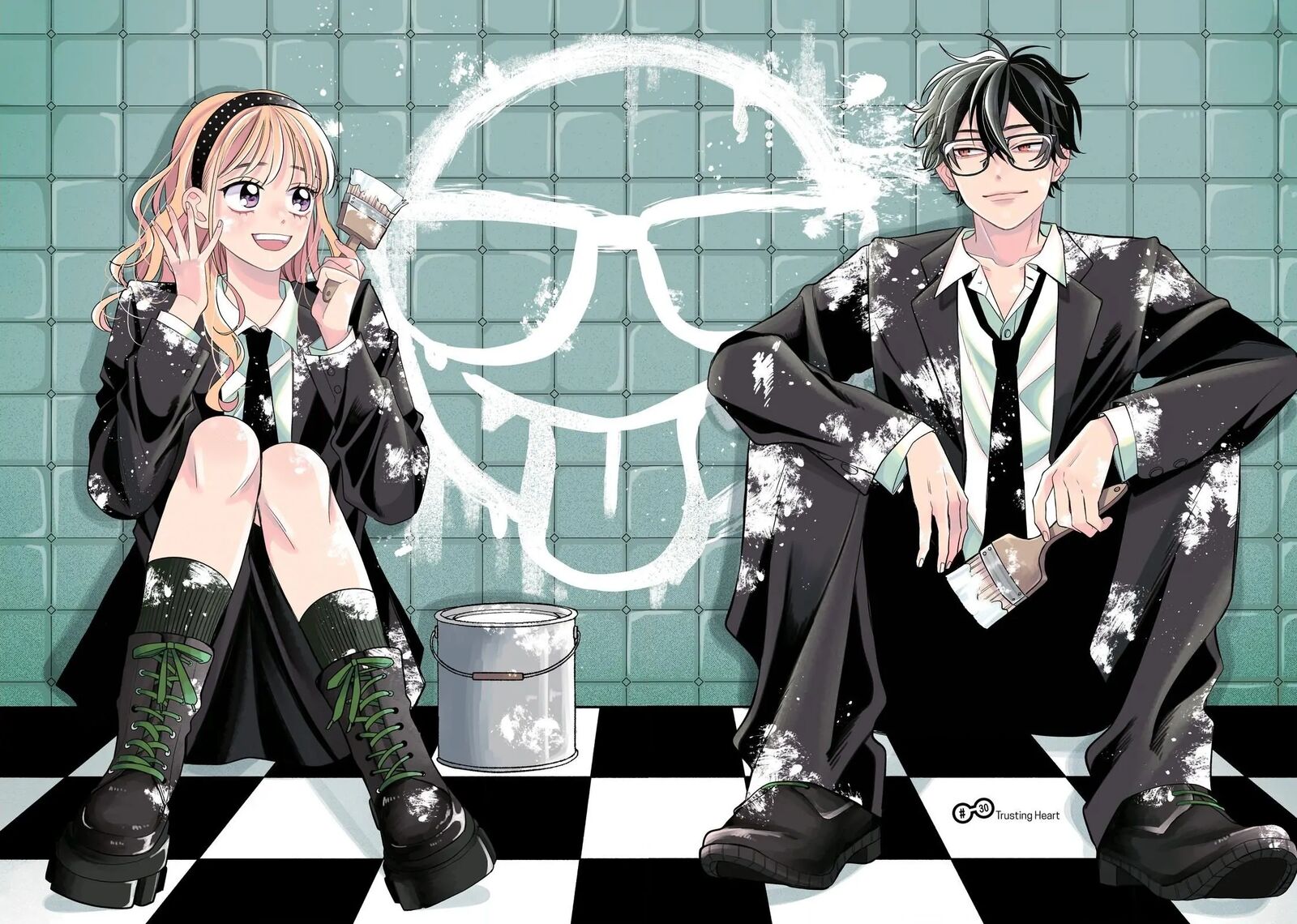 Read Glasses with a chance of delinquent ,Megane, Tokidoki, Yankee-kun Manga Online