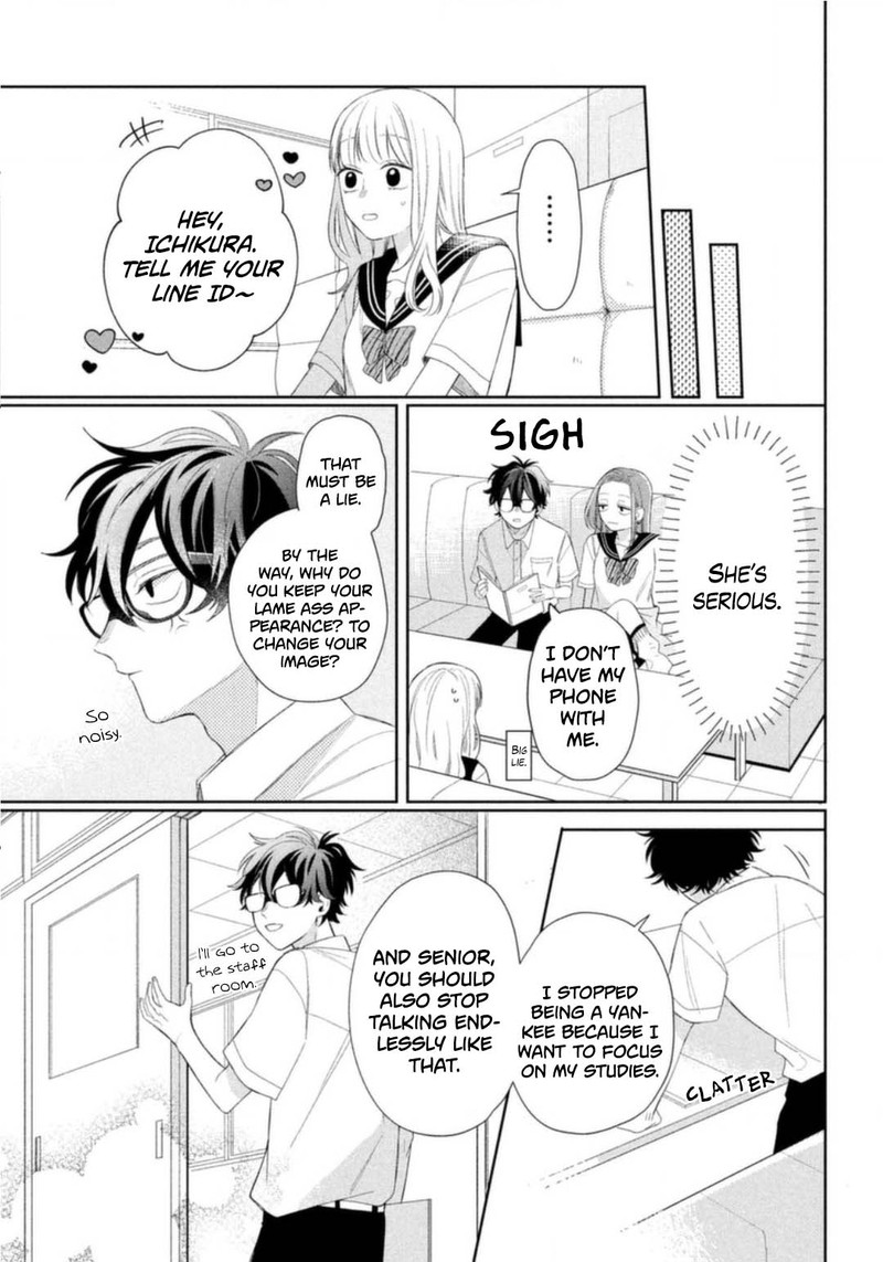 Read Glasses with a chance of delinquent ,Megane, Tokidoki, Yankee-kun Manga Online