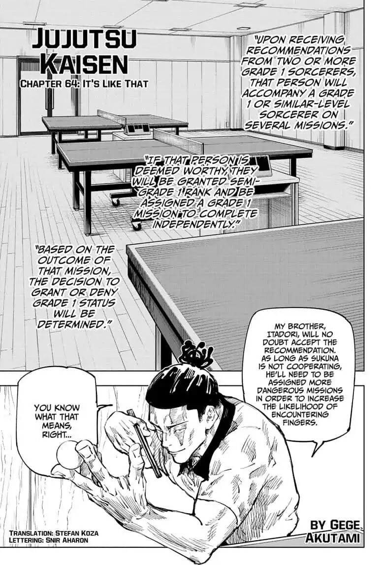 Read Jujutsu Kaisen Manga Online