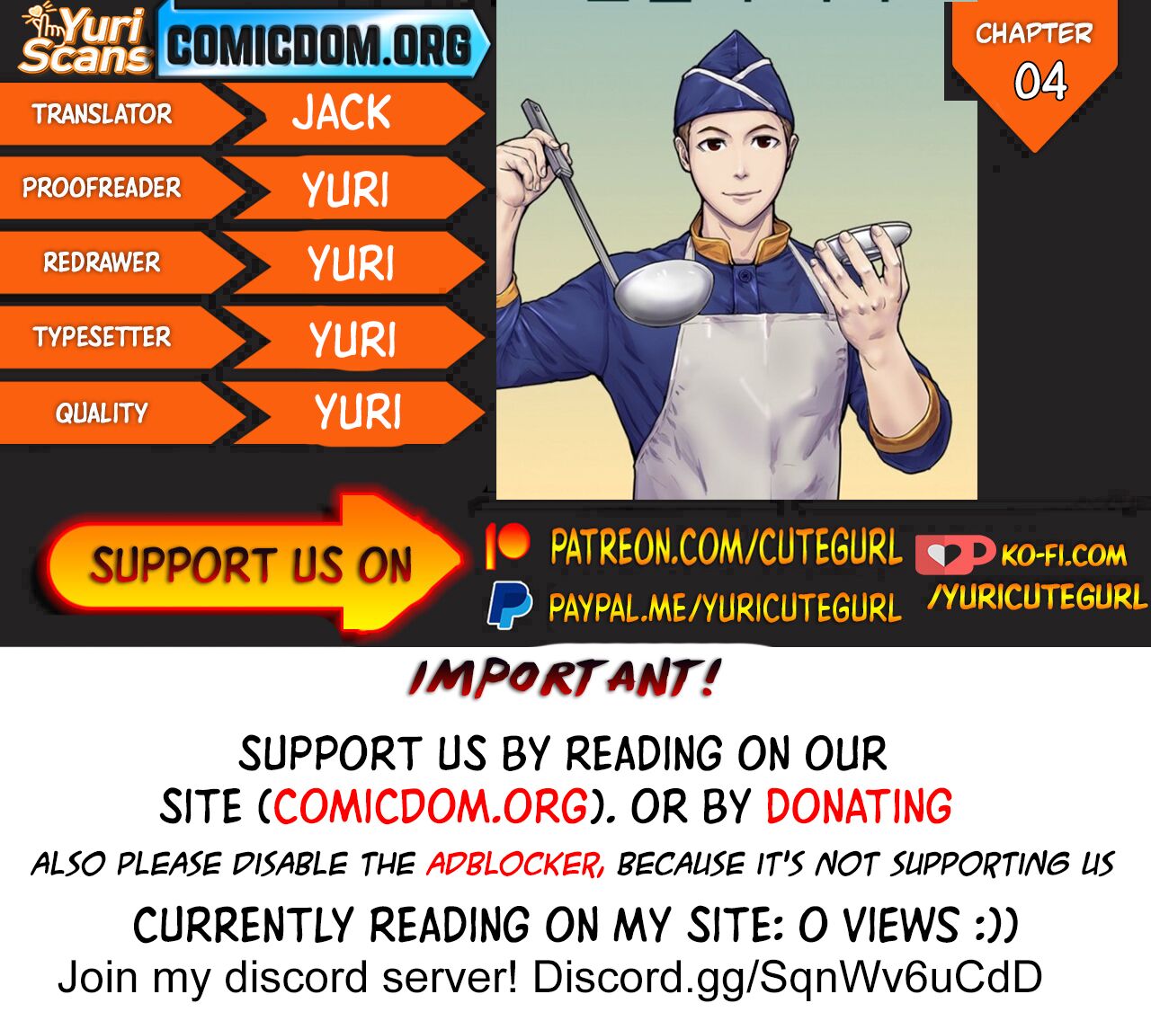 Read Kitchen Soldier Manga Online