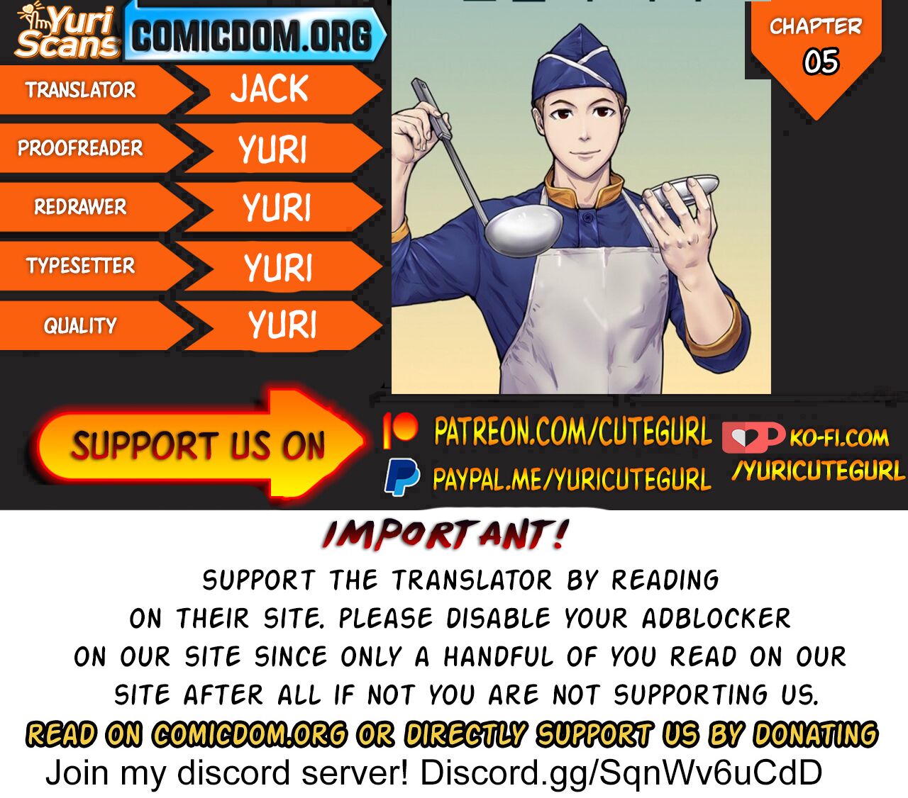 Read Kitchen Soldier Manga Online