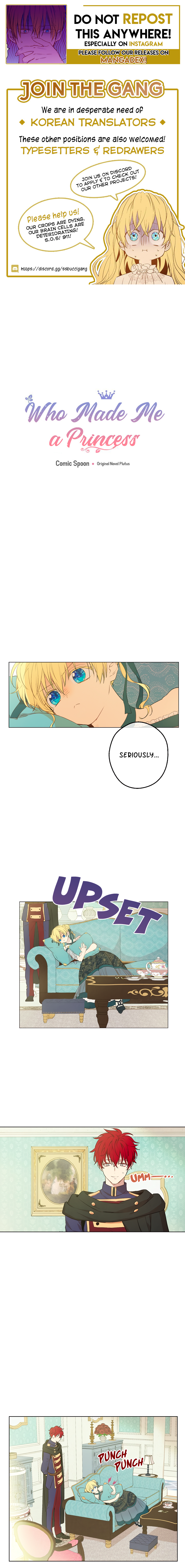 Read Who Made Me A Princess Manga Online