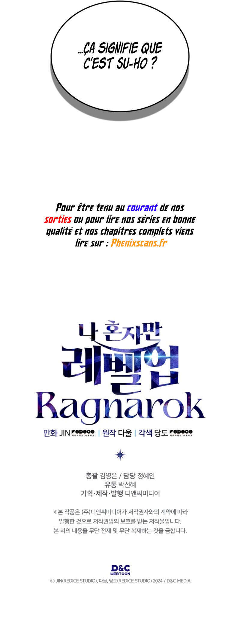 Read Solo leveling Ragnarok Scan Manga Online