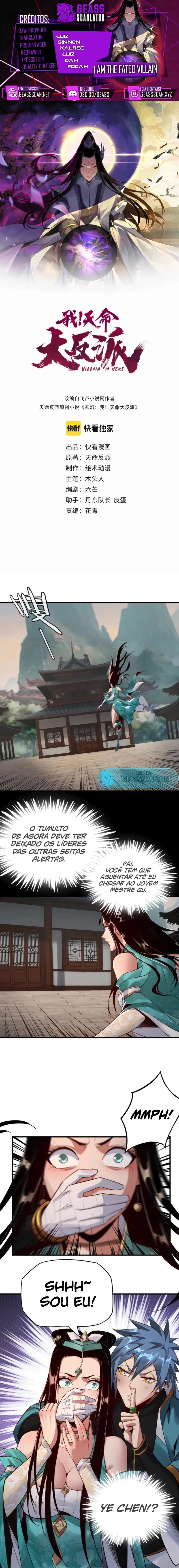 Read Eu Sou o Vilão Predestinado Pt Manga Online