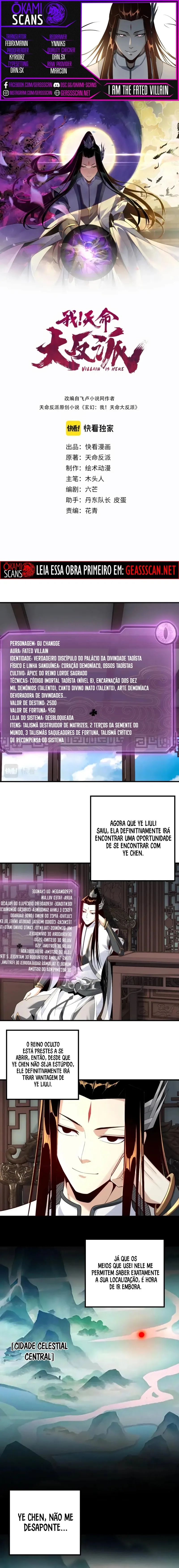 Read Eu Sou o Vilão Predestinado Pt Manga Online