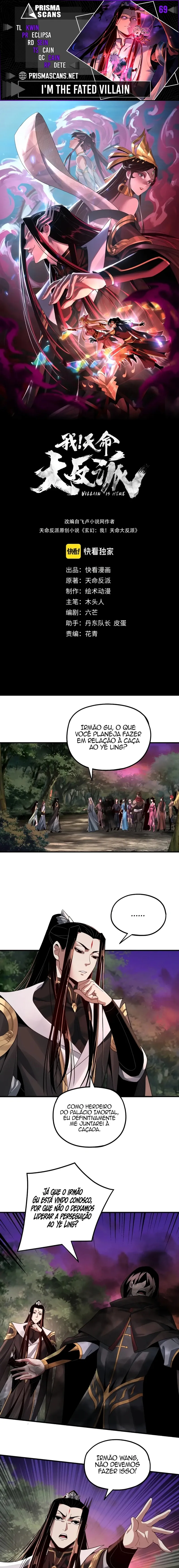Read Eu Sou o Vilão Predestinado Pt Manga Online